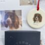Dog Portrait Christmas Decoration, Gift For Dog Lover, thumbnail 8 of 12
