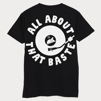 All About That Baste Men's Christmas T Shirt, 2 of 6