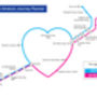 Personalised Couple's Tube Map, thumbnail 2 of 8