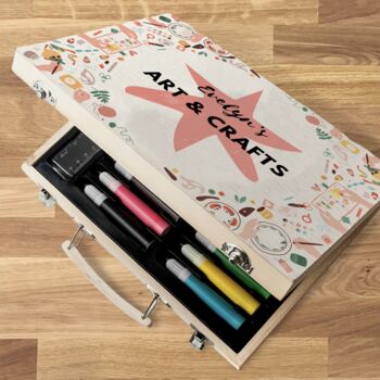 Personalised Childs Arts And Crafts Box Set, 4 of 4