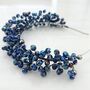 Midnight Blue Crystal Headband, thumbnail 2 of 5
