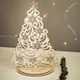 Personalised Christmas Tree With Snowflakes, thumbnail 1 of 4