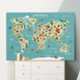 My First World Map Personalised Print, thumbnail 1 of 9