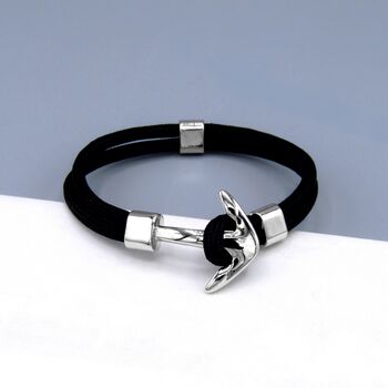 Nautical Double Strand Anchor Rope Bracelet, 2 of 11
