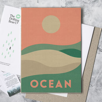 'Ocean' Graphic Print, 2 of 5