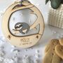 Personalised Baby's 1st Christmas Sloth Bauble, thumbnail 1 of 4