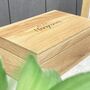 Personalised Oak Memory Box, thumbnail 7 of 8