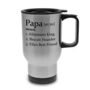 Personalised Definition Stainless Steel Travel Mug, thumbnail 4 of 4