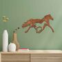 Rusted Metal Galloping Horses Stables Decor Art, thumbnail 11 of 11