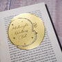 'Midnight Readers Club' Moon Brass Bookmark, thumbnail 6 of 7