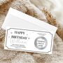 Personalised Birthday Surprise Scratch To Reveal Voucher, thumbnail 3 of 5