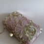 Pink Handcrafted Raw Silk Clutch Bag, thumbnail 5 of 6