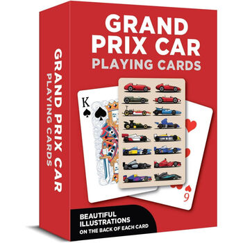 F1 Gift Playing Cards And Five Formula One Coasters Set, 3 of 9