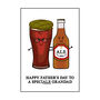 Funny Beer Father's Day Card For Grandad, thumbnail 3 of 3