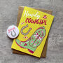 Personalised Howdy Cowgirl Card, thumbnail 4 of 5