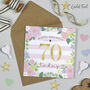 Milestone 70th Birthday Card, thumbnail 1 of 2