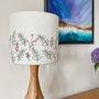 Summer Bloom Embroidered Lampshade, thumbnail 1 of 3