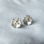 Sterling Silver Blossom Flower Earrings, thumbnail 2 of 4
