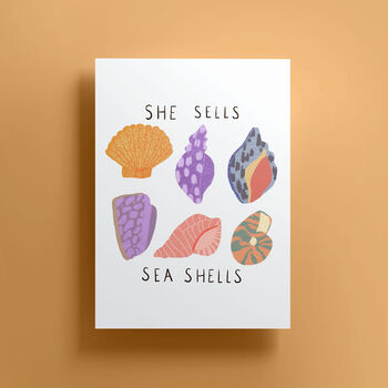 She Sells Sea Shells Print, 2 of 2