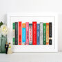 Personalised Books Wedding Print, thumbnail 1 of 5