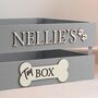 Large Coloured Dog Toy Storage Box With Raised Design, thumbnail 4 of 11