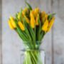 Fresh Yellow Tulips Bouquet, thumbnail 1 of 3