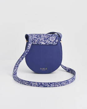 Blue Agnes Floral Saddle Bag, 5 of 8