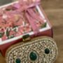 Madrid Brass And Kundan Clutch, thumbnail 5 of 6