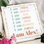 Personalised Affirmations Art Print, thumbnail 8 of 12