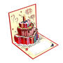 Birthday Cake Pop Up Card, thumbnail 2 of 3