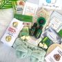 Relaxing Green Spa Self Care Pamper Hamper Gift Box, thumbnail 2 of 12
