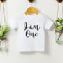 First Birthday I Am One T Shirt, thumbnail 1 of 2