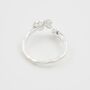 Forget Me Not Ring Silver, thumbnail 3 of 6