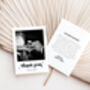 Personalised Photo Wedding Thank You Cards, thumbnail 1 of 2