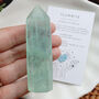 Green Fluorite Tower With Optional Mini Crystal, thumbnail 3 of 8