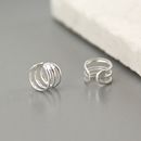 Polished Three Row Ear Cuffs main image 1