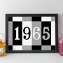60th Birthday Print Or Card Personalised Gift 1965, thumbnail 6 of 12