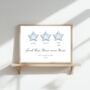 Then There Were Three Print, Family Of Three New Baby Gift, thumbnail 5 of 5