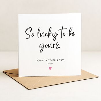 Personalised Lucky Mother's Day Card, 5 of 7
