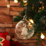 G Decor Set Of Two Glass Angel Christmas Tree Baubles, thumbnail 2 of 9