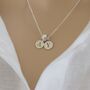 Sterling Silver Personalised Initial Necklace, thumbnail 2 of 6