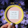 Sunshine Yellow Embroidered Hoop, thumbnail 6 of 6