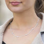 Sterling Silver Dew Drop Necklace, thumbnail 3 of 6
