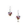 Real Flower Drop Earrings By Shrieking Violet®, thumbnail 5 of 12