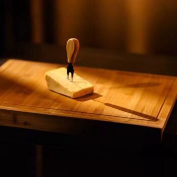 Wooden Chopping Board Over Edge Counter Serving Tray, 9 of 12
