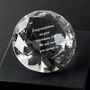 Personalised Engraved Crystal Diamond Retirement Paperweight, thumbnail 1 of 5
