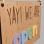 We Are Open / Closed Two Side Shop Sign Door 3D Acrylic, thumbnail 11 of 12