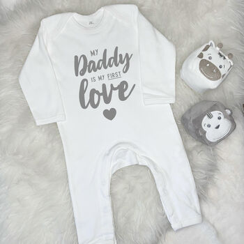 My Daddy Is My First Love Babygrow, 5 of 8