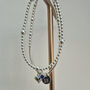Sterling Silver Birthstone Age Special Birthday Stacking Bead Bracelet Set, thumbnail 2 of 9