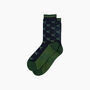 Vintage Airplanes Bamboo Socks In Navy Blue, thumbnail 3 of 4